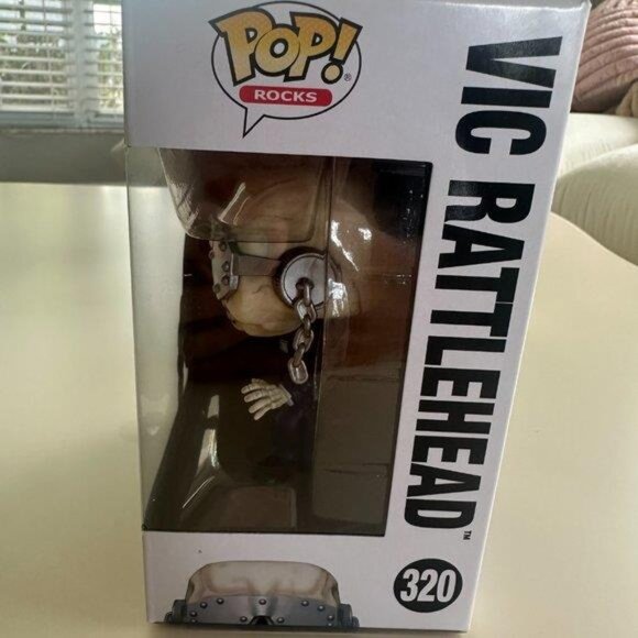 Funko Pop! Rocks: Megadeth - Vic Rattlehead Action Figure, Decor for Office Desk - Picture 5 of 9